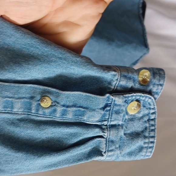 Faded Gear Cotton Denim Shacket - Picture 7 of 8